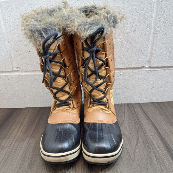 Sorel TOFONO II Snow Boots. Blue & Tan Waterproof Winter Boots Women's Size 7 - Picture 3 of 9